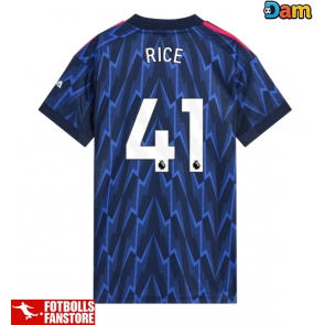 Arsenal Declan Rice #41 Bortatröja Dam 2025-26 Kortärmad