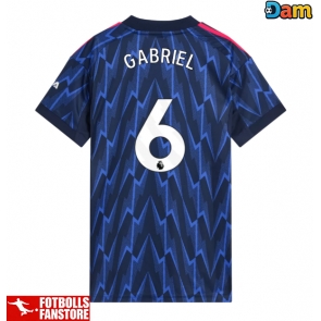 Arsenal Gabriel Magalhaes #6 Bortatröja Dam 2025-26 Kortärmad