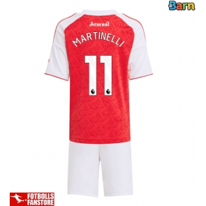 Arsenal Gabriel Martinelli #11 Hemmatröja Barn 2025-26 Kortärmad (+ Korta byxor)