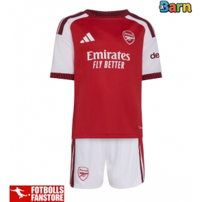 Arsenal Hemmatröja Barn 2026-27 Kortärmad (+ Korta byxor)