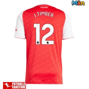Arsenal Jurrien Timber #12 Hemmatröja 2025-26 Kortärmad