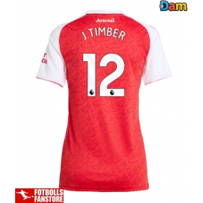 Arsenal Jurrien Timber #12 Hemmatröja Dam 2025-26 Kortärmad