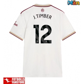 Arsenal Jurrien Timber #12 Tredje Tröja 2025-26 Kortärmad
