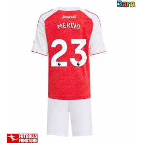 Arsenal Mikel Merino #23 Hemmatröja Barn 2025-26 Kortärmad (+ Korta byxor)