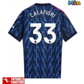 Arsenal Riccardo Calafiori #33 Bortatröja 2025-26 Kortärmad