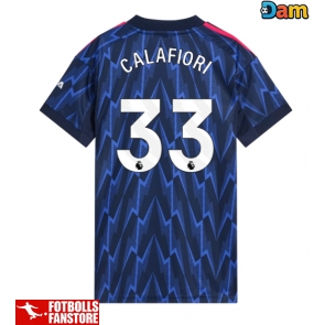 Arsenal Riccardo Calafiori #33 Bortatröja Dam 2025-26 Kortärmad