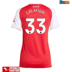 Arsenal Riccardo Calafiori #33 Hemmatröja Dam 2025-26 Kortärmad