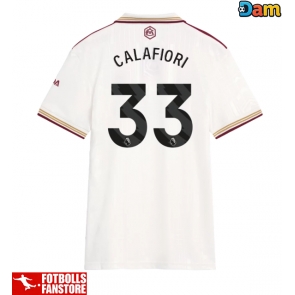 Arsenal Riccardo Calafiori #33 Tredje Tröja Dam 2025-26 Kortärmad