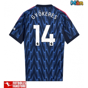 Arsenal Viktor Gyokeres #14 Bortatröja 2025-26 Kortärmad