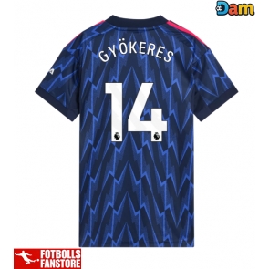 Arsenal Viktor Gyokeres #14 Bortatröja Dam 2025-26 Kortärmad