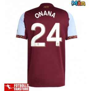 Aston Villa Amadou Onana #24 Hemmatröja 2025-26 Kortärmad