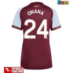 Aston Villa Amadou Onana #24 Hemmatröja Dam 2025-26 Kortärmad