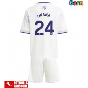 Aston Villa Amadou Onana #24 Tredje Tröja Barn 2025-26 Kortärmad (+ Korta byxor)
