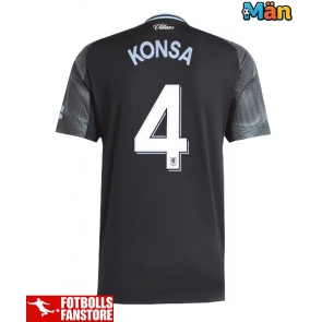Aston Villa Ezri Konsa #4 Bortatröja 2025-26 Kortärmad