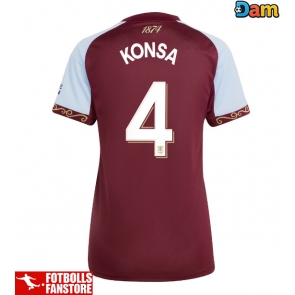 Aston Villa Ezri Konsa #4 Hemmatröja Dam 2025-26 Kortärmad