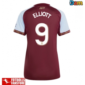 Aston Villa Harvey Elliott #9 Hemmatröja Dam 2025-26 Kortärmad