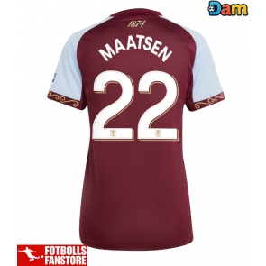 Aston Villa Ian Maatsen #22 Hemmatröja Dam 2025-26 Kortärmad
