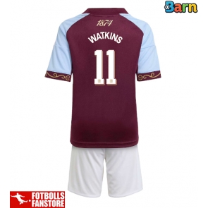 Aston Villa Ollie Watkins #11 Hemmatröja Barn 2025-26 Kortärmad (+ Korta byxor)