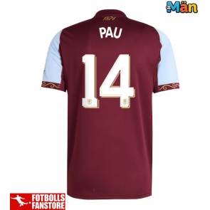 Aston Villa Pau Torres #14 Hemmatröja 2025-26 Kortärmad
