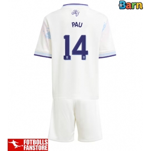 Aston Villa Pau Torres #14 Tredje Tröja Barn 2025-26 Kortärmad (+ Korta byxor)
