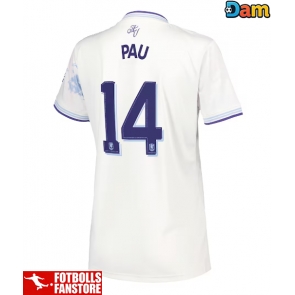Aston Villa Pau Torres #14 Tredje Tröja Dam 2025-26 Kortärmad