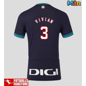 Athletic Bilbao Dani Vivian #3 Bortatröja 2025-26 Kortärmad
