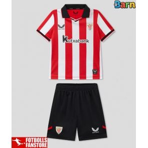Athletic Bilbao Hemmatröja Barn 2025-26 Kortärmad (+ Korta byxor)