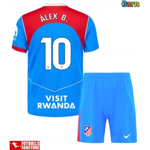 Atletico Madrid Alex Baena #10 Tredje Tröja Barn 2025-26 Kortärmad (+ Korta byxor)