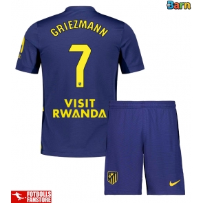 Atletico Madrid Antoine Griezmann #7 Bortatröja Barn 2025-26 Kortärmad (+ Korta byxor)