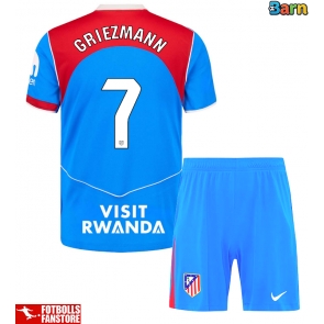 Atletico Madrid Antoine Griezmann #7 Tredje Tröja Barn 2025-26 Kortärmad (+ Korta byxor)