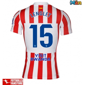 Atletico Madrid Clement Lenglet #15 Hemmatröja 2025-26 Kortärmad