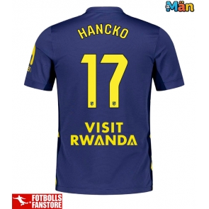 Atletico Madrid David Hancko #17 Bortatröja 2025-26 Kortärmad