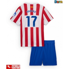 Atletico Madrid David Hancko #17 Hemmatröja Barn 2025-26 Kortärmad (+ Korta byxor)