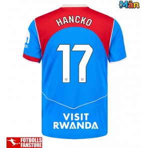 Atletico Madrid David Hancko #17 Tredje Tröja 2025-26 Kortärmad
