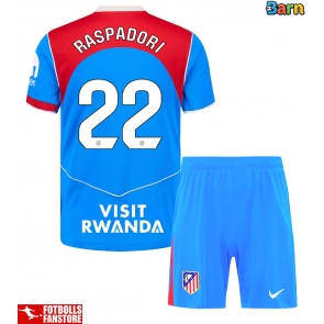 Atletico Madrid Giacomo Raspadori #22 Tredje Tröja Barn 2025-26 Kortärmad (+ Korta byxor)