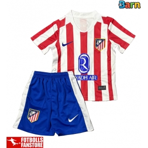 Atletico Madrid Hemmatröja Barn 2026-27 Kortärmad (+ Korta byxor)