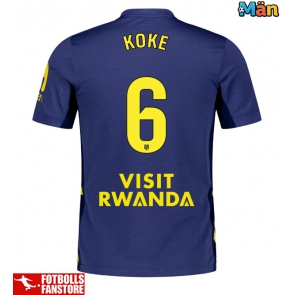 Atletico Madrid Koke #6 Bortatröja 2025-26 Kortärmad
