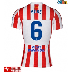 Atletico Madrid Koke #6 Hemmatröja 2025-26 Kortärmad