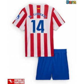 Atletico Madrid Marcos Llorente #14 Hemmatröja Barn 2025-26 Kortärmad (+ Korta byxor)