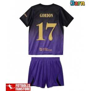 Barcelona Anthony Gordon #17 Bortatröja Barn 2026-27 Kortärmad (+ Korta byxor)