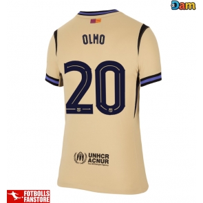 Barcelona Dani Olmo #20 Bortatröja Dam 2025-26 Kortärmad