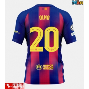 Barcelona Dani Olmo #20 Hemmatröja 2025-26 Kortärmad