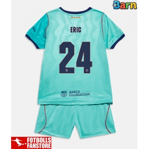 Barcelona Eric Garcia #24 Tredje Tröja Barn 2026-27 Kortärmad (+ Korta byxor)