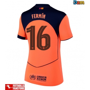 Barcelona Fermin Lopez #16 Tredje Tröja Dam 2025-26 Kortärmad