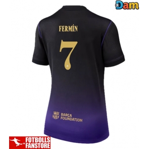 Barcelona Fermin Lopez #7 Bortatröja Dam 2026-27 Kortärmad
