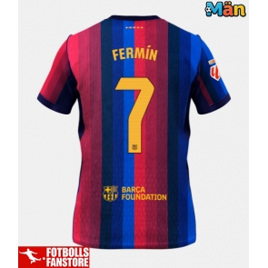 Barcelona Fermin Lopez #7 Hemmatröja 2026-27 Kortärmad