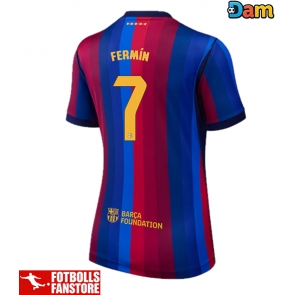 Barcelona Fermin Lopez #7 Hemmatröja Dam 2026-27 Kortärmad