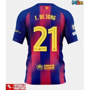 Barcelona Frenkie de Jong #21 Hemmatröja 2025-26 Kortärmad