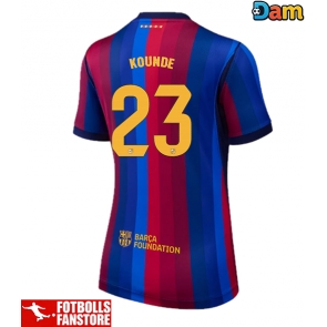 Barcelona Jules Kounde #23 Hemmatröja Dam 2026-27 Kortärmad