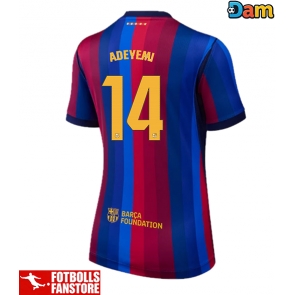 Barcelona Karim Adeyemi #14 Hemmatröja Dam 2026-27 Kortärmad